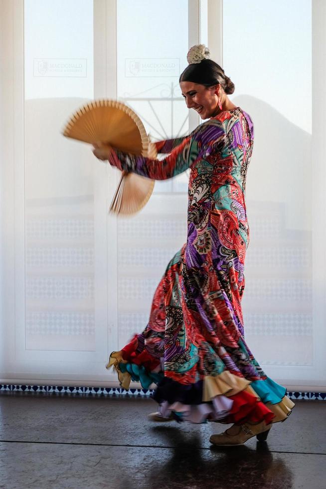 calahonda, andalucia, spagna, 2017. balli di flamenco foto