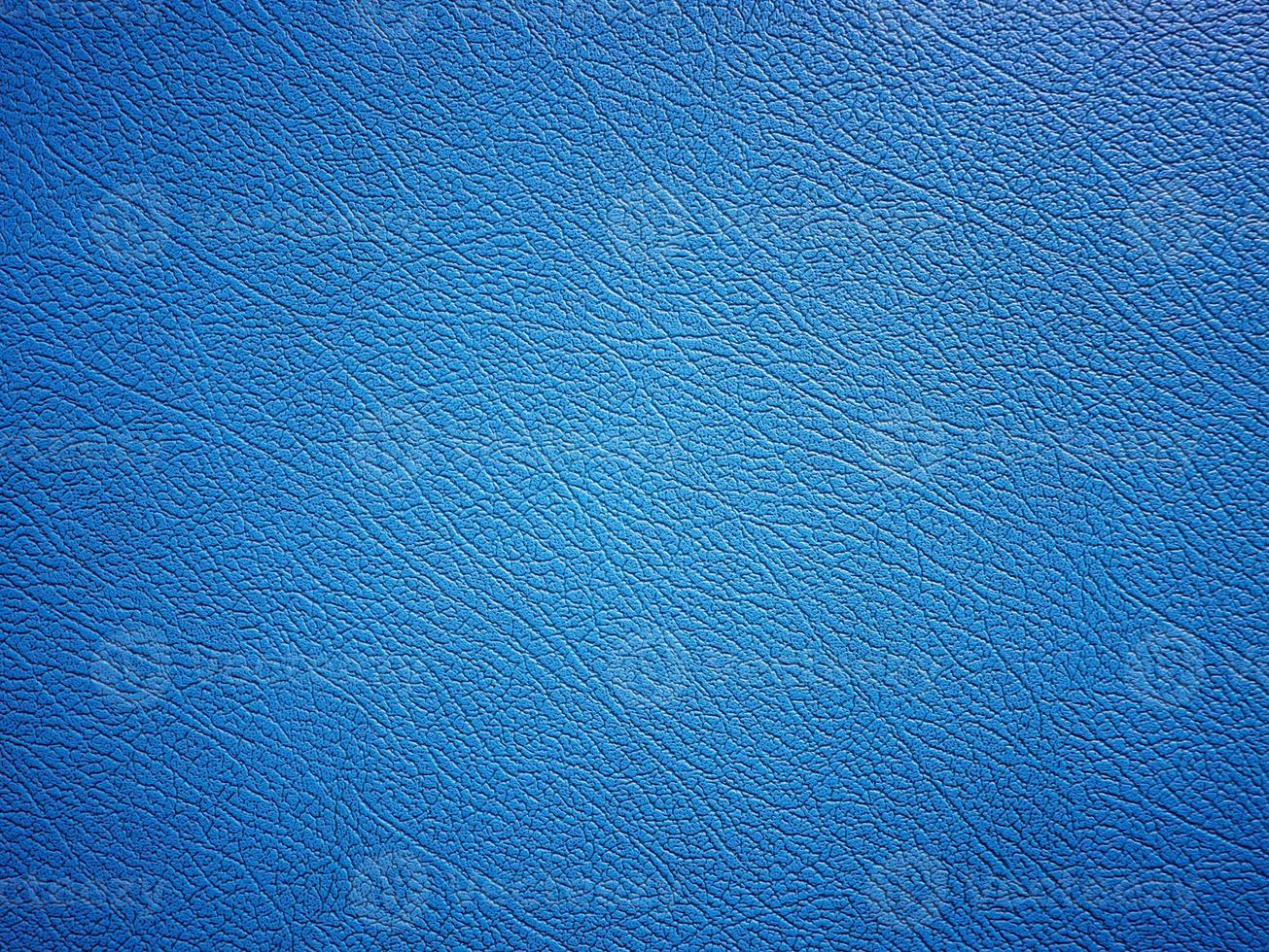 sfondo di texture in pelle blu foto