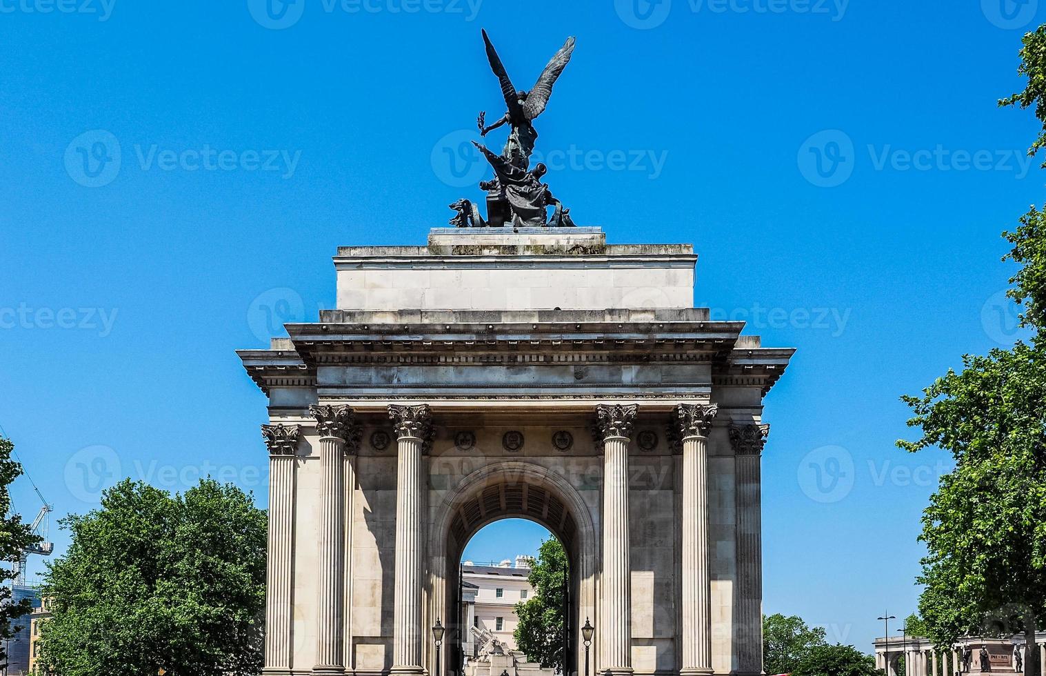 hdr wellington arch a londra foto