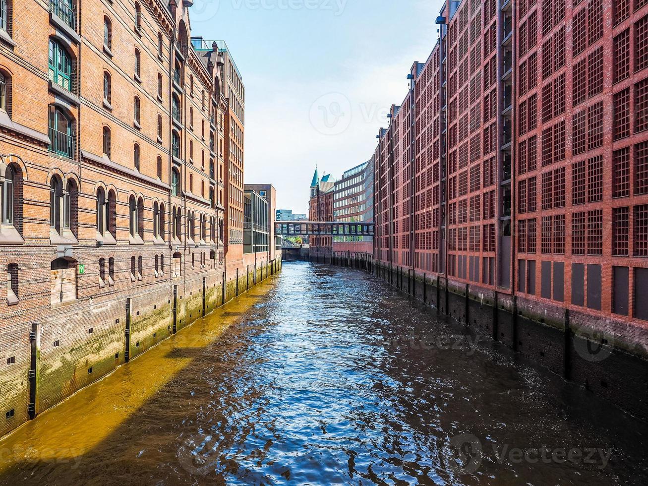 hdr hafencity ad amburgo foto