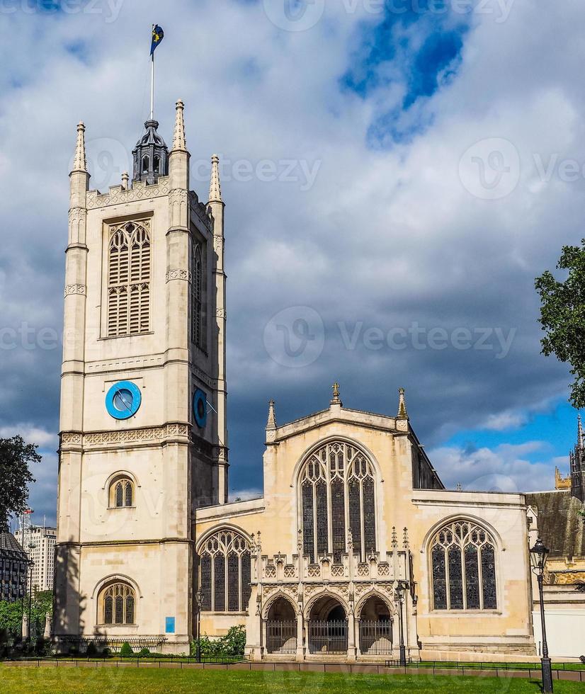 hdr chiesa di st margaret a londra foto