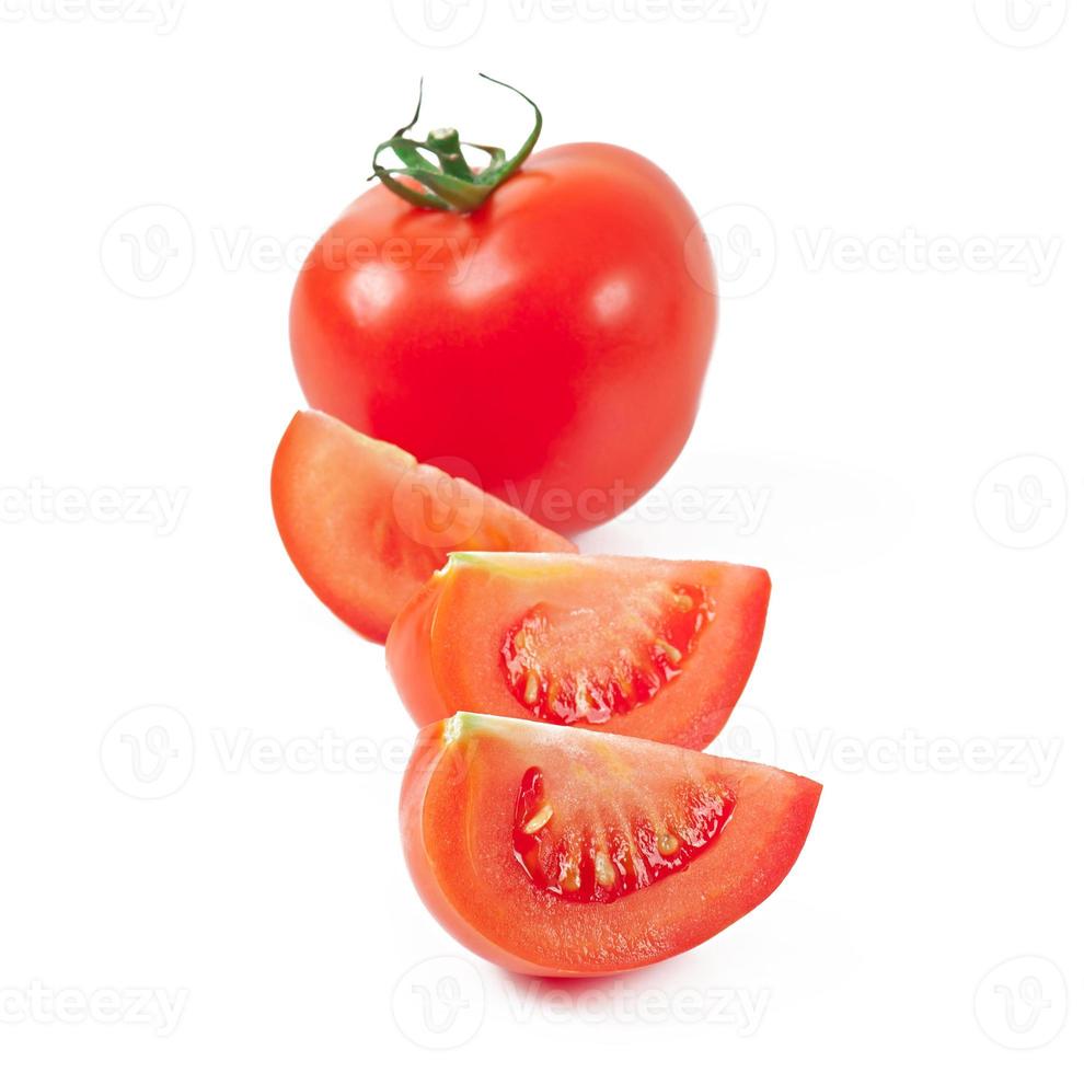 pomodoro isolato su sfondo bianco foto