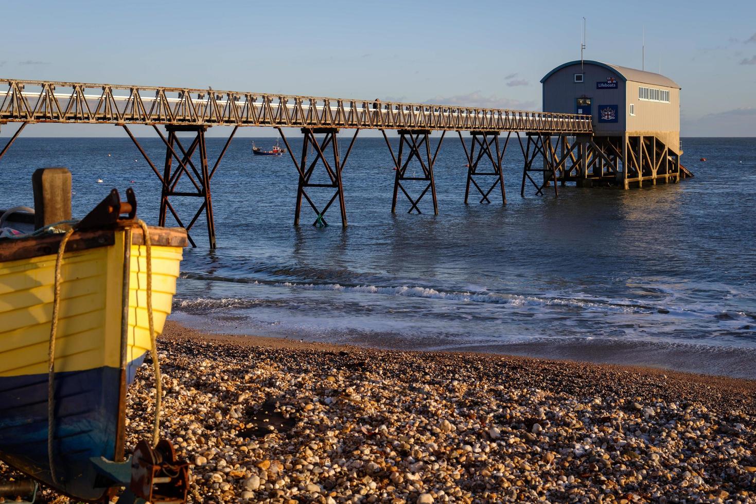 selsey bill, sussex, regno unito, 2013. stazione di salvataggio di selsey bill foto