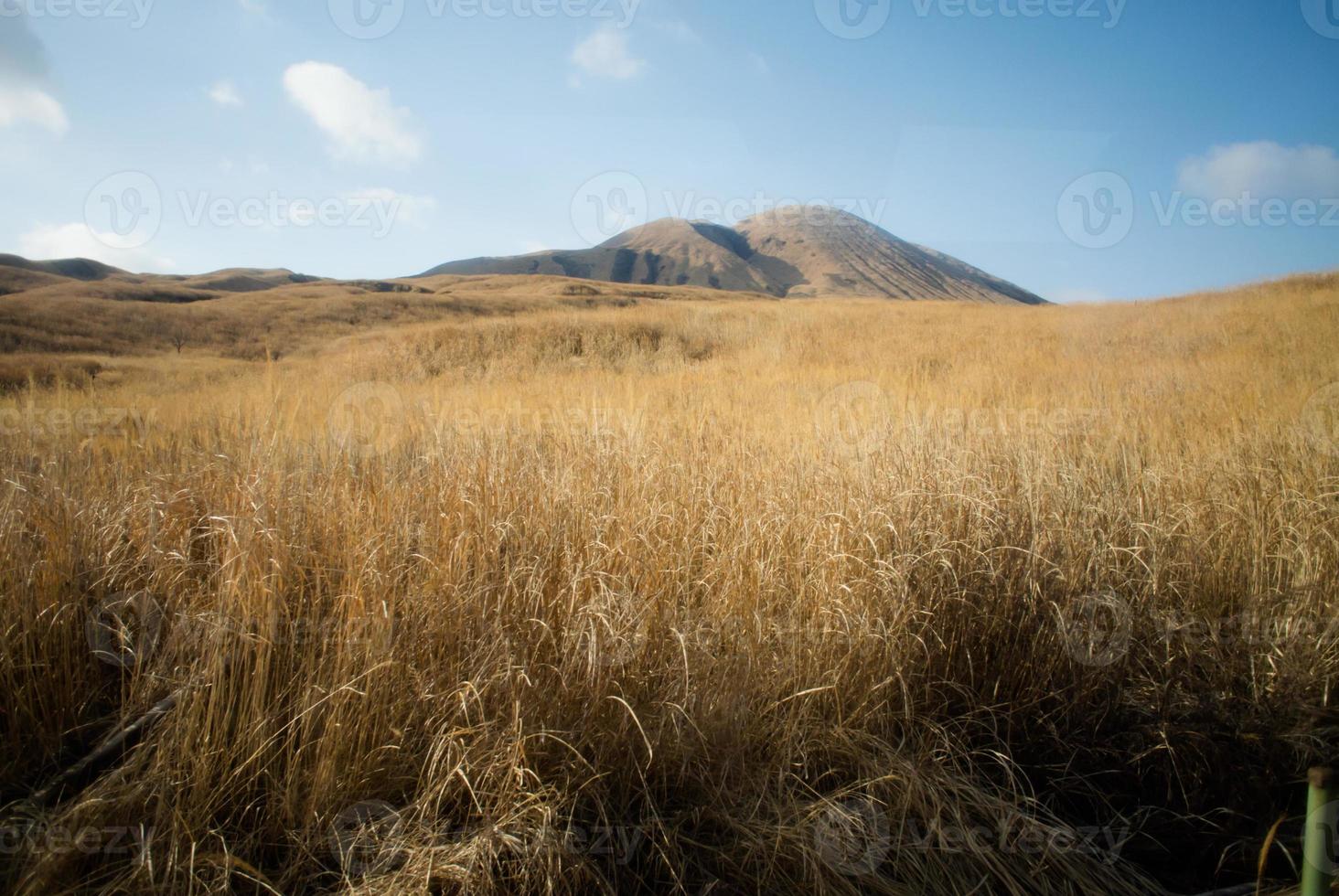 paesaggio di minamiaso - kumamoto, giappone foto