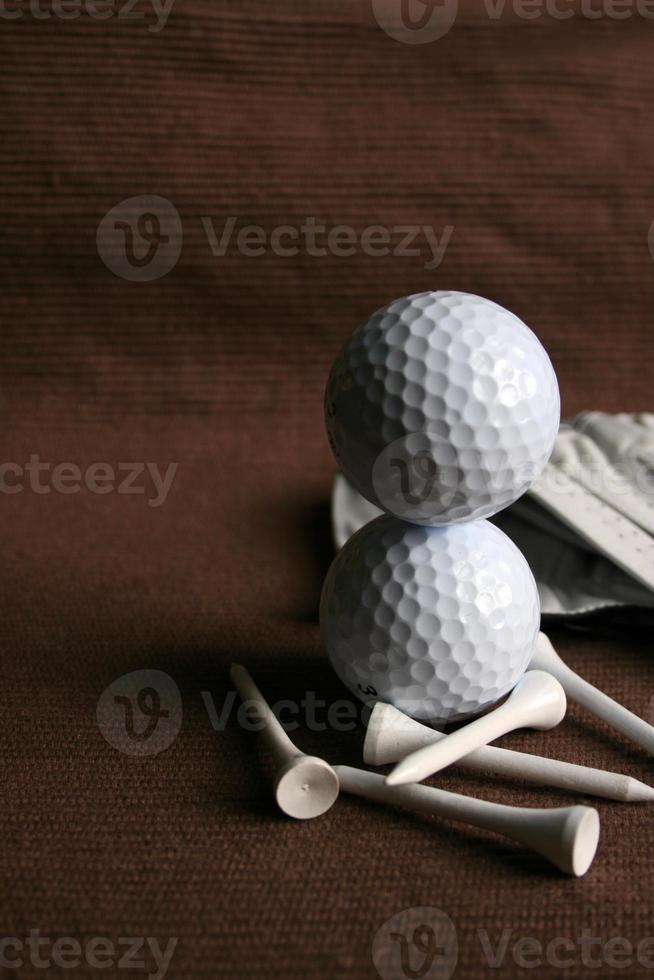 palline da golf impilate foto