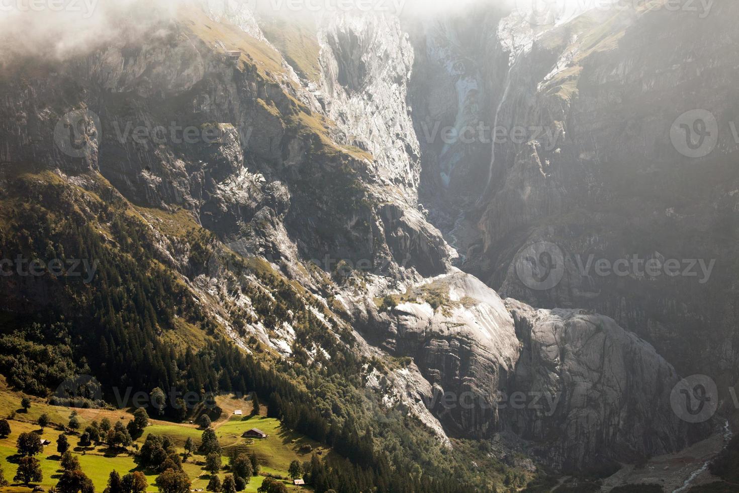paesaggi di montagna intorno a Grindelwald, Svizzera foto