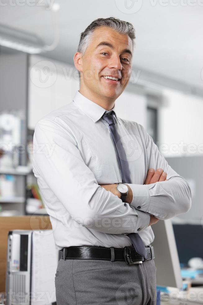 uomo d'affari sorridente foto