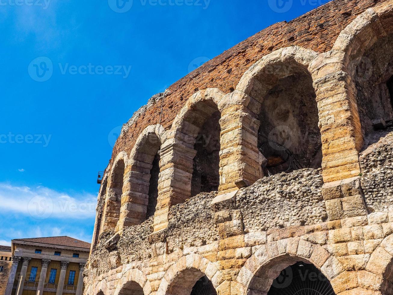 hdr arena di verona anfiteatro romano foto