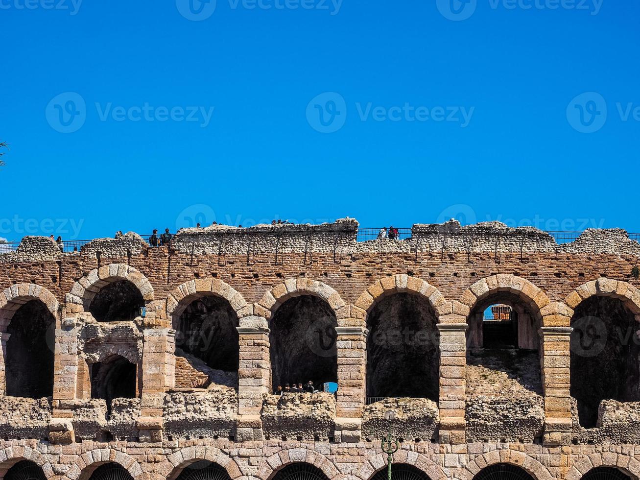 hdr arena di verona anfiteatro romano foto