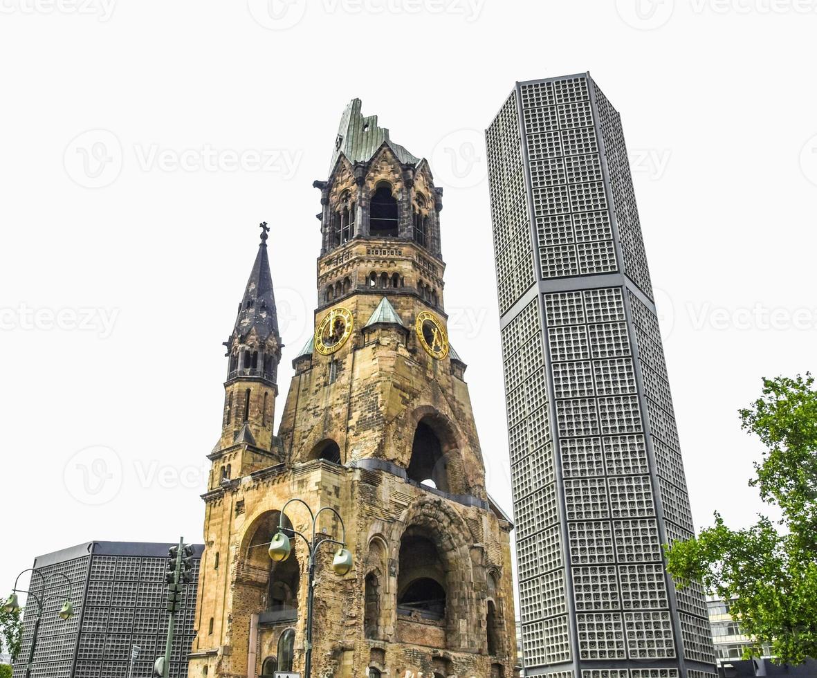 hdr ha bombardato la chiesa, berlino foto