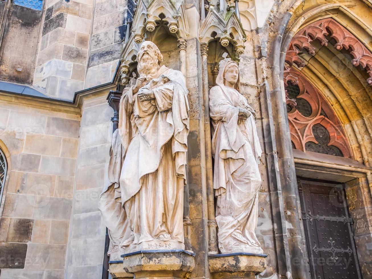 hdr thomaskirche a Lipsia foto