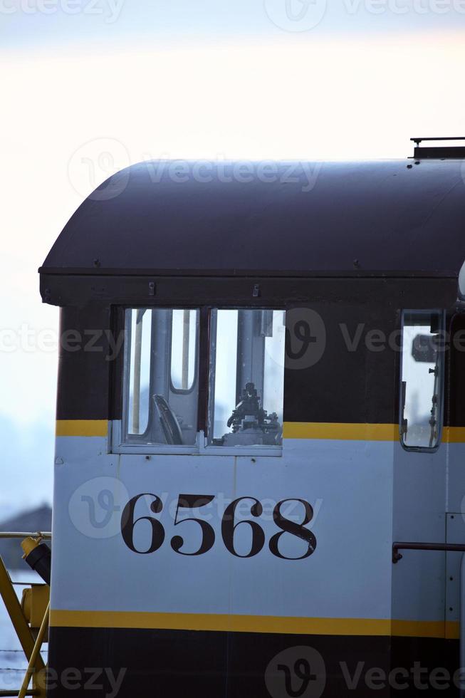 motore diesel della ferrovia del pacifico canadese foto