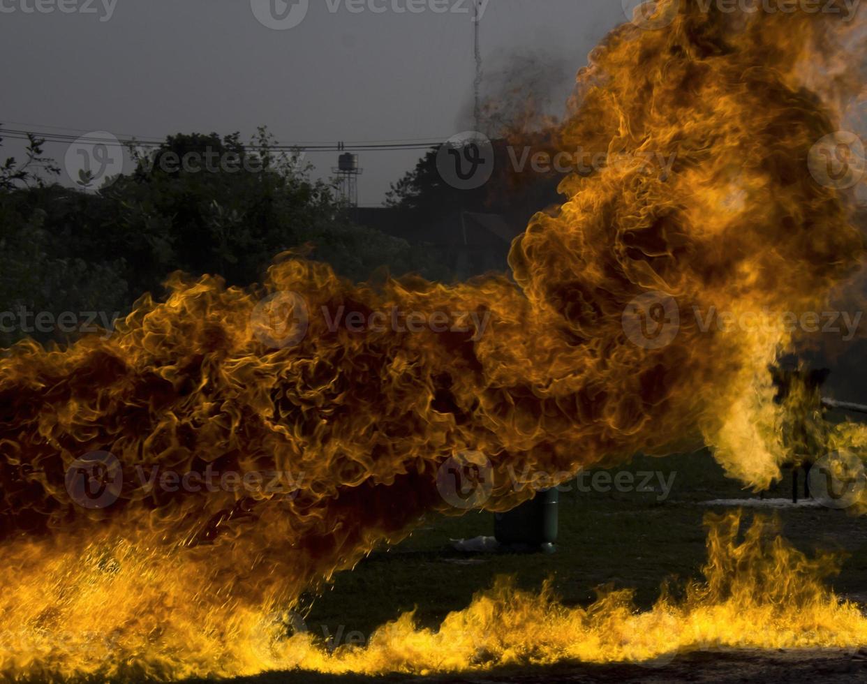 sfondo di fuoco ardente foto