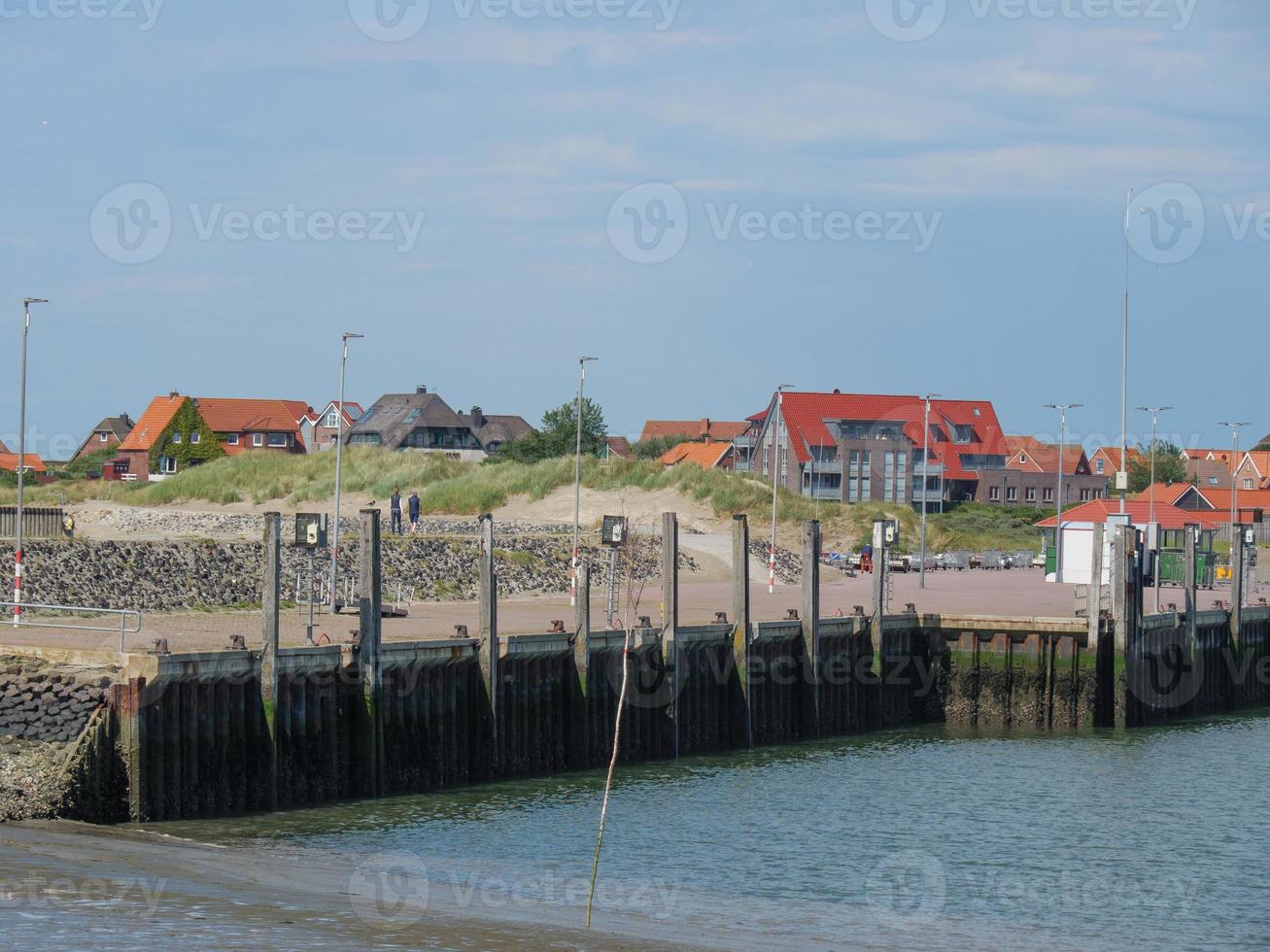 isola di baltrum nel mare del nord foto