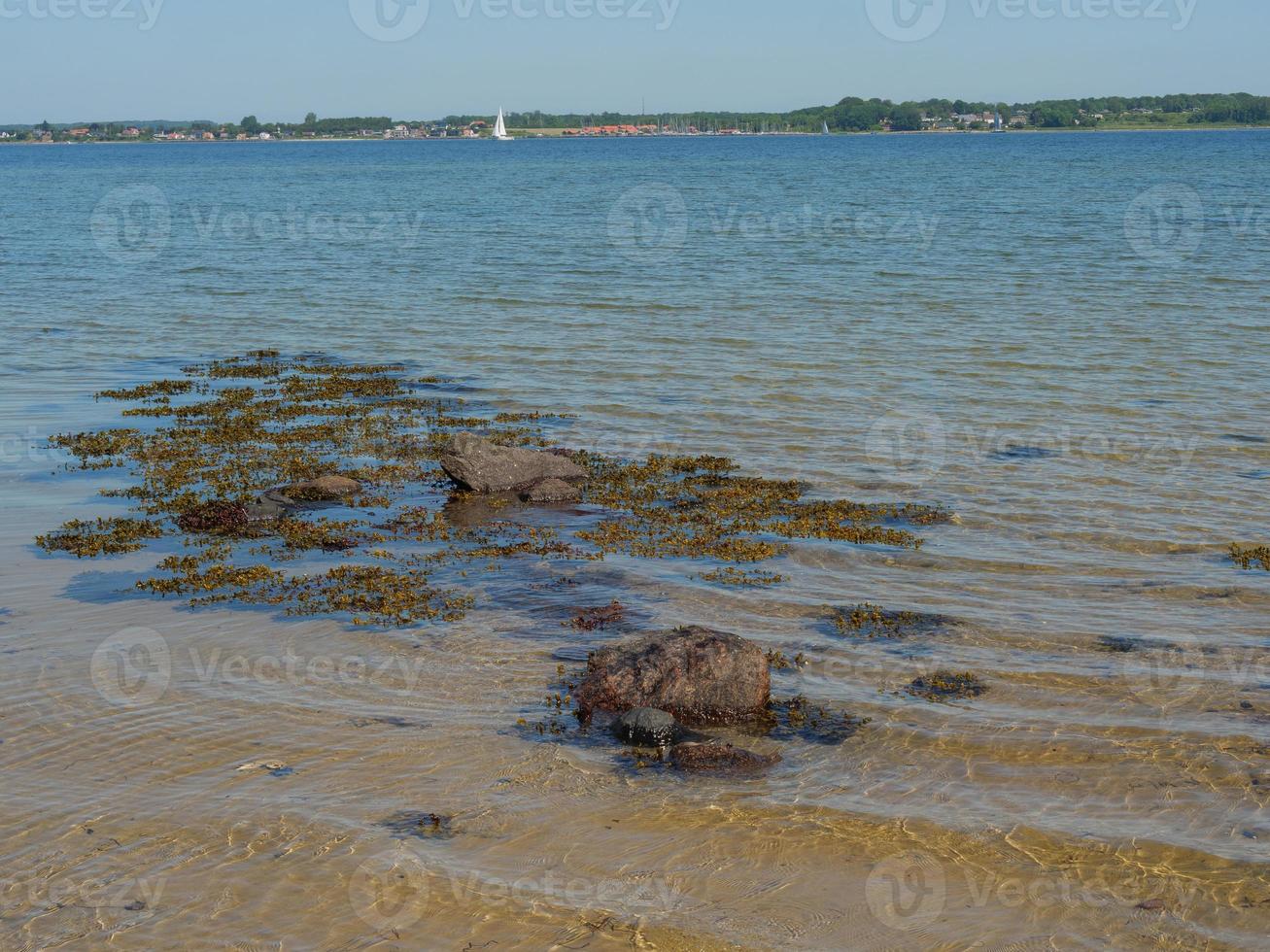 il mar baltico vicino a flensburg in germania foto