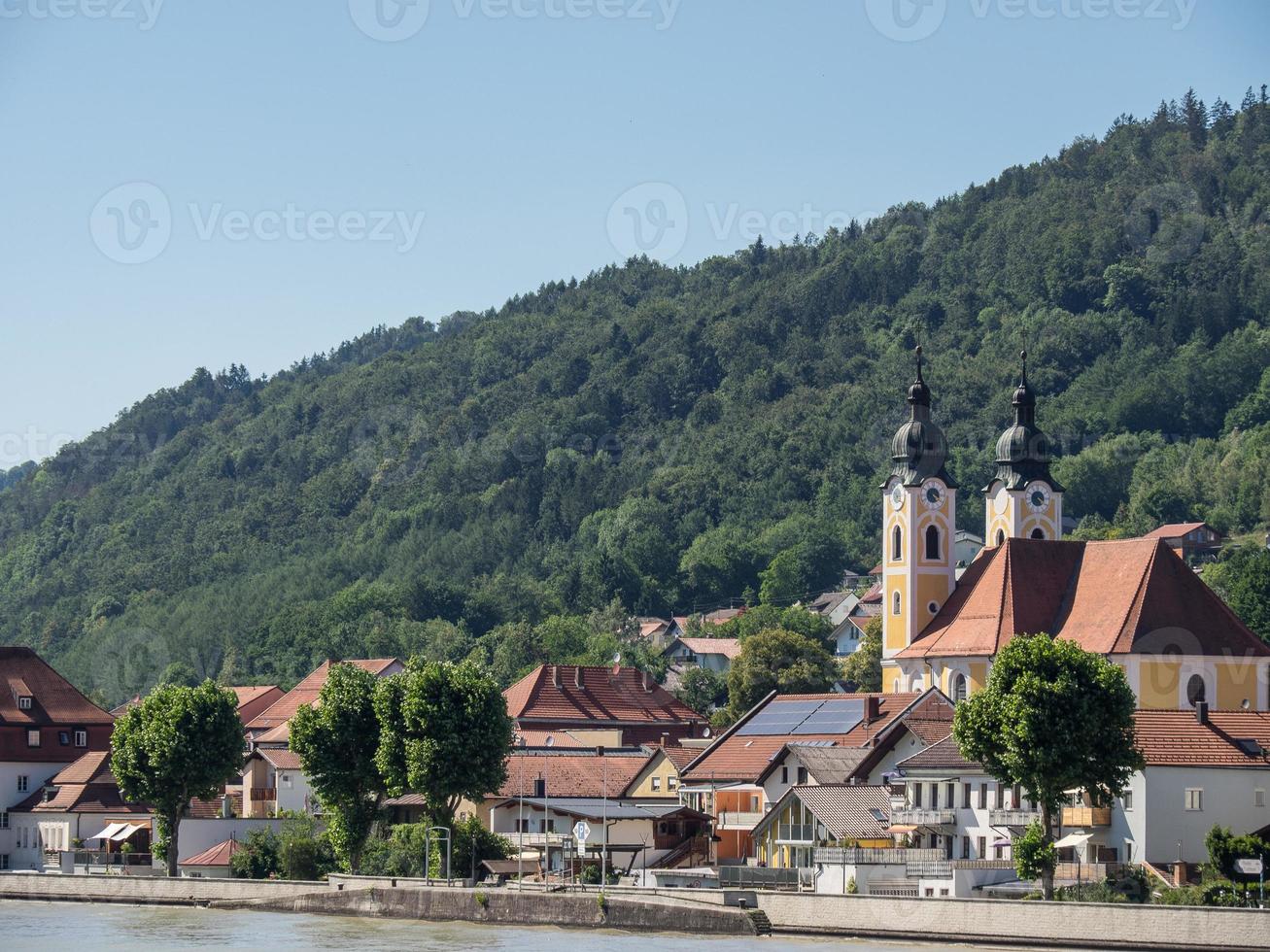 presso il fiume Danubio in Austria foto