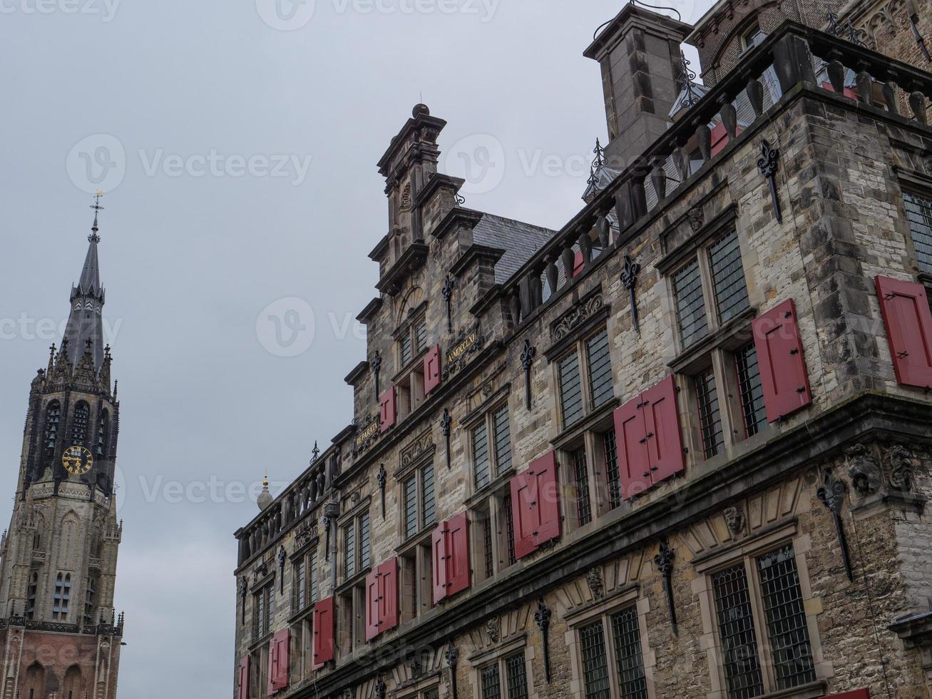 città di delft nei Paesi Bassi foto