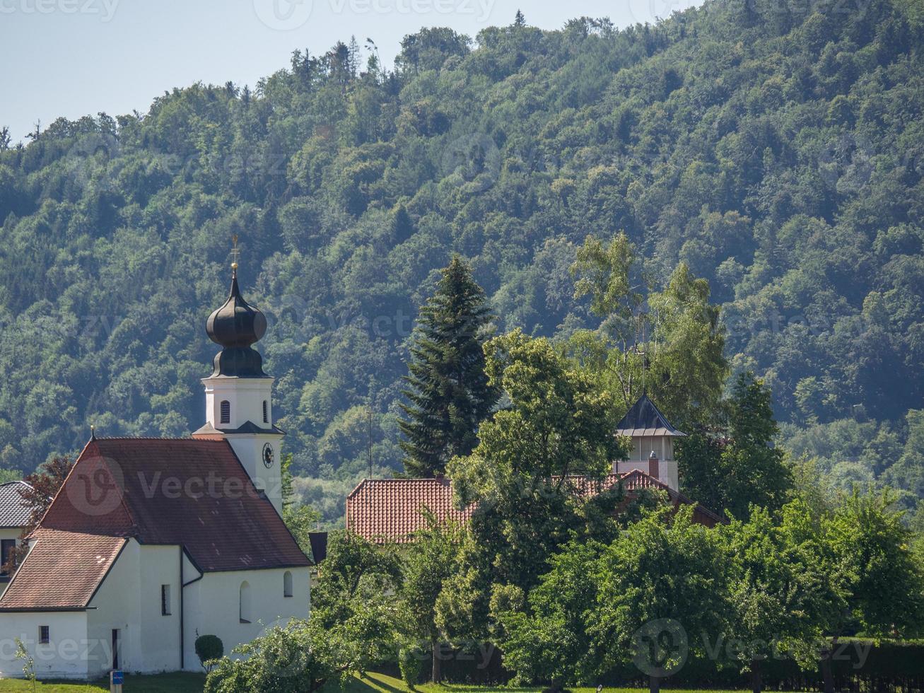 presso il fiume Danubio in Austria foto