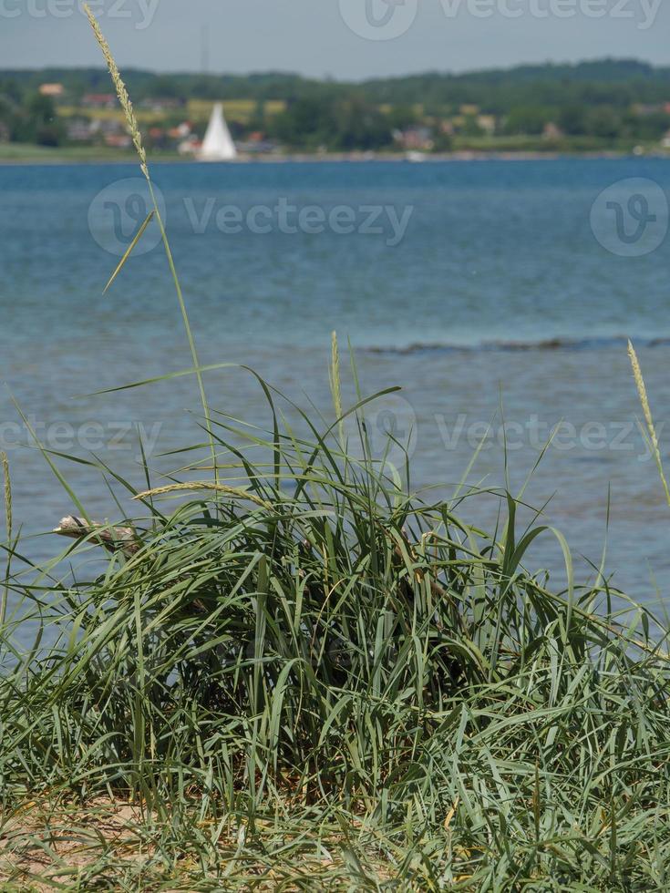 il mar baltico vicino a flensburg in germania foto