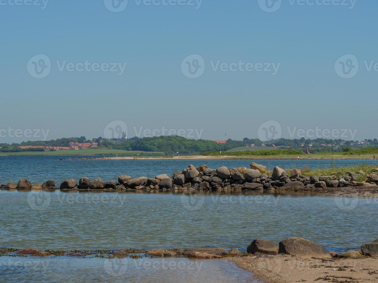 il mar baltico vicino a flensburg in germania foto