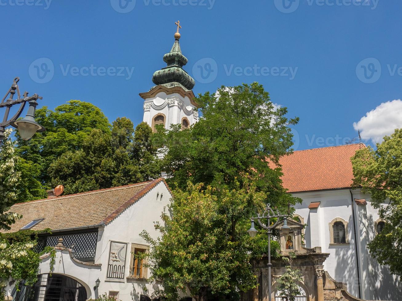 la città di szentendere in Ungheria foto