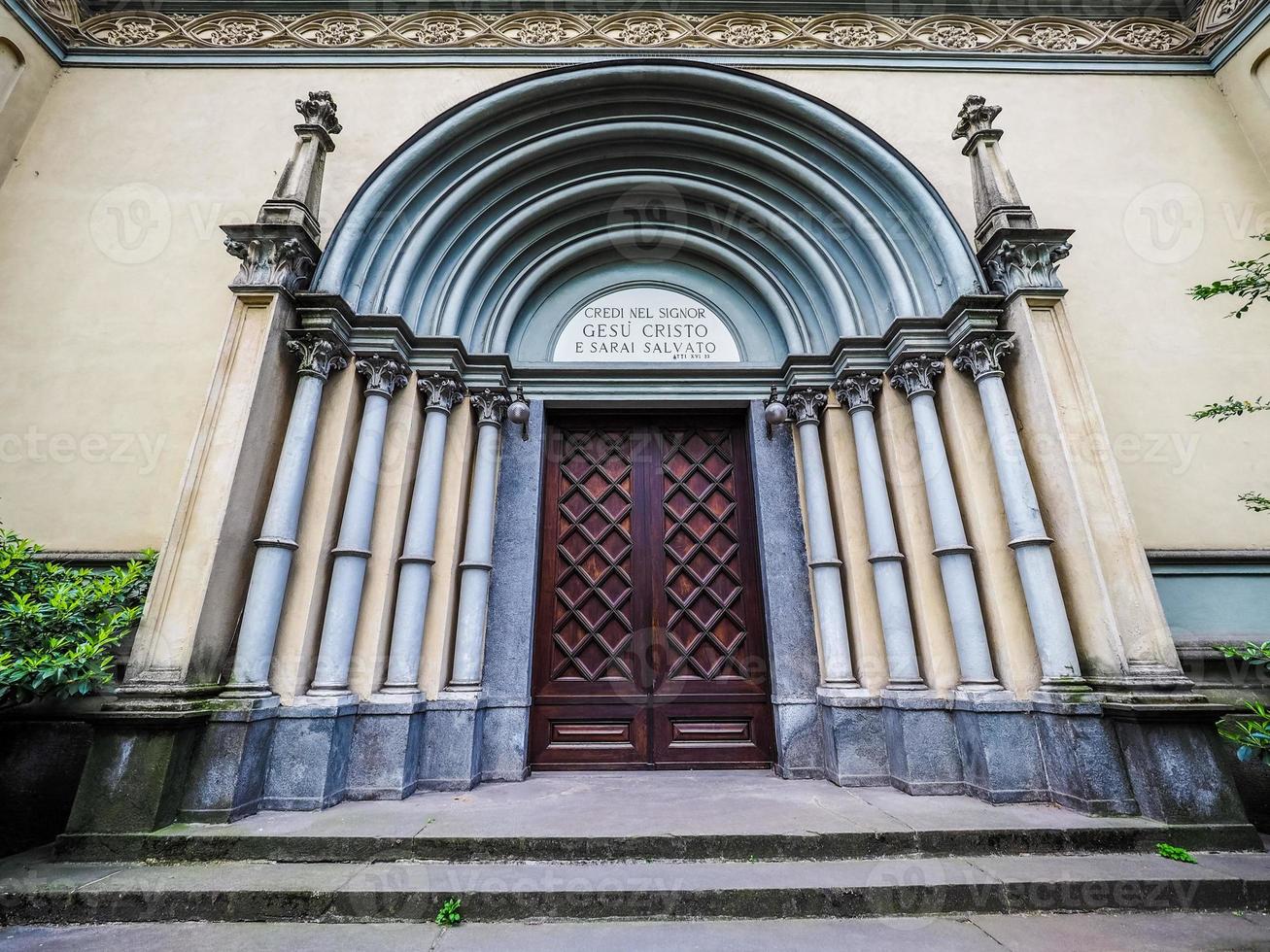 hdr tempio valdese tempio valdese chiesa di torino foto