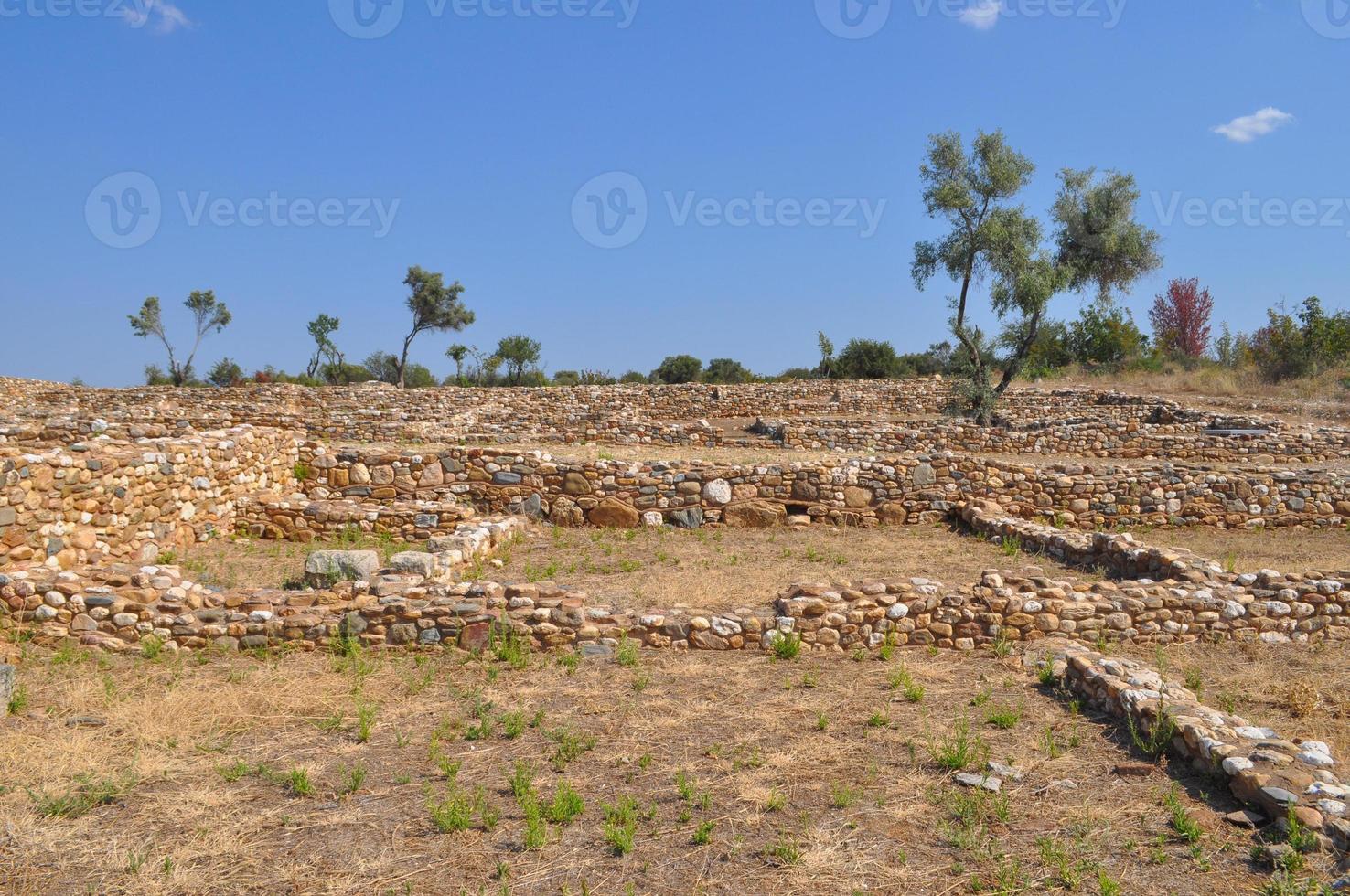 rovine di Olinto a Chalkidiki foto