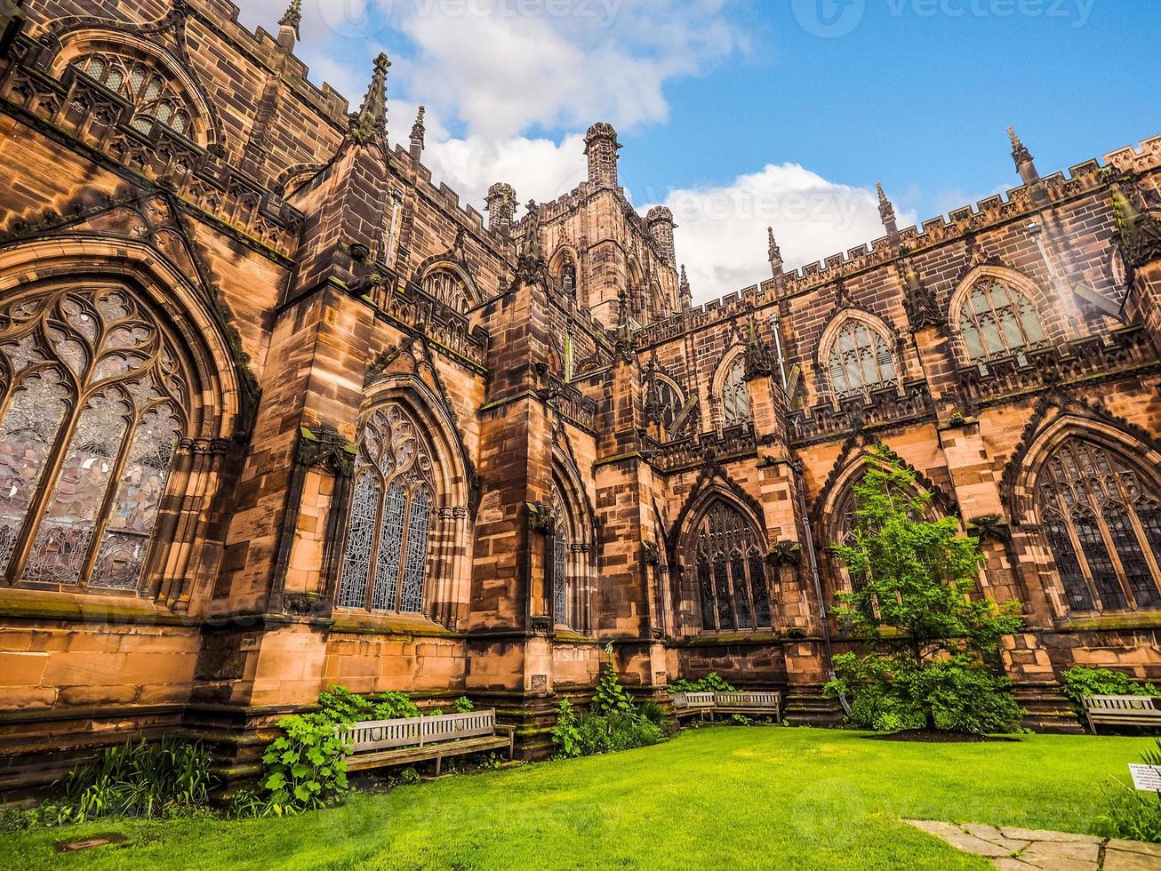 hdr chiesa cattedrale di chester foto