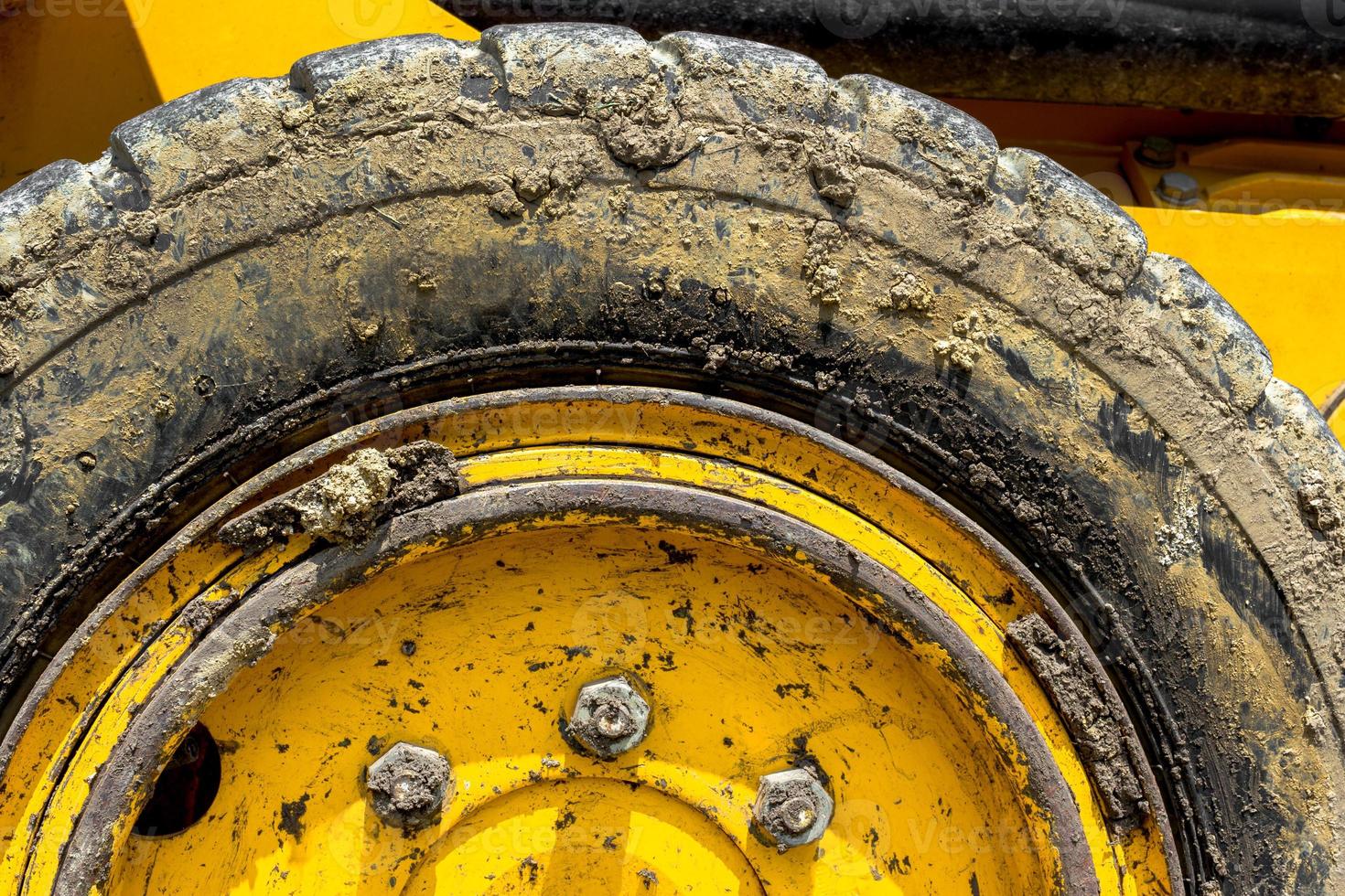 bulldozer per pneumatici foto