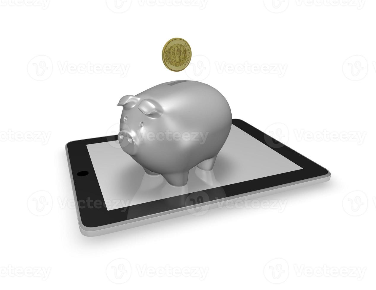 concetto di mobile banking foto