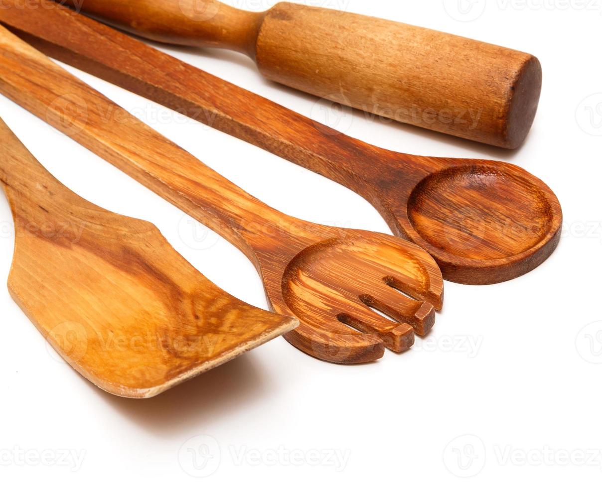 utensili da cucina in legno foto