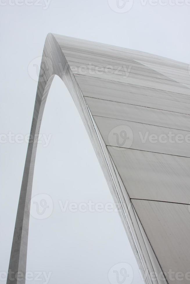 chiudere i dettagli dell'arco gateway in v. Louis Missouri foto