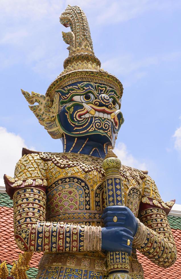 Wat Phra Kaew è un punto di riferimento della Tailandia. foto