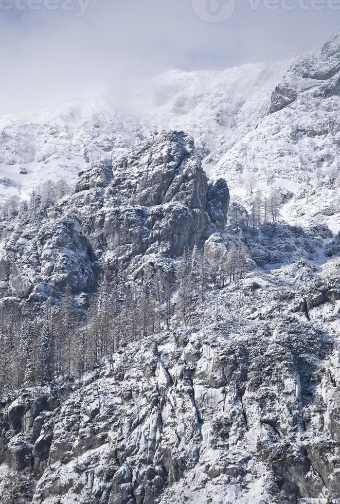 Alpi in inverno foto