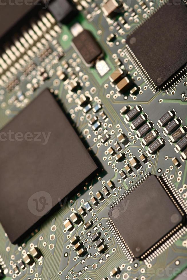 micro circuito elettronico foto