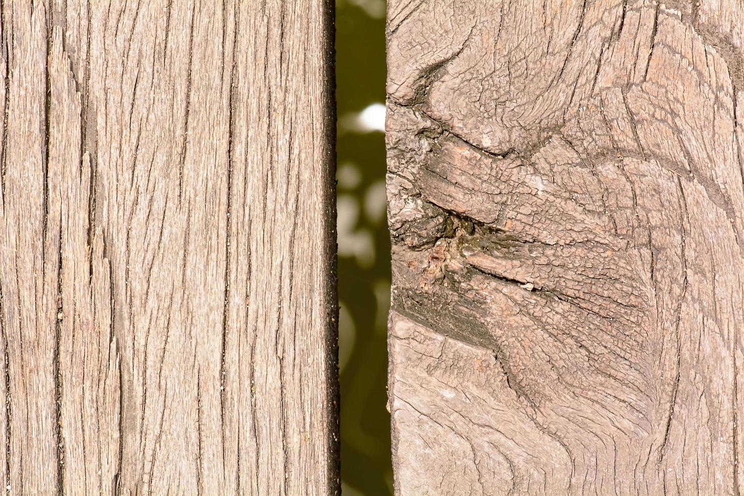 la struttura del legno è l'opera d'arte. foto