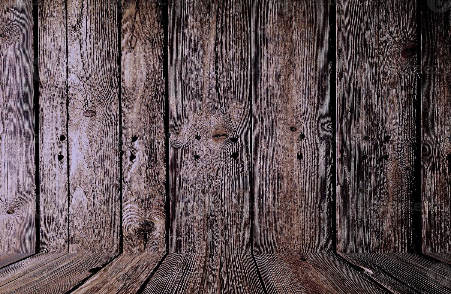 la parete di legno del fienile marrone. pattern di sfondo trama muro. foto