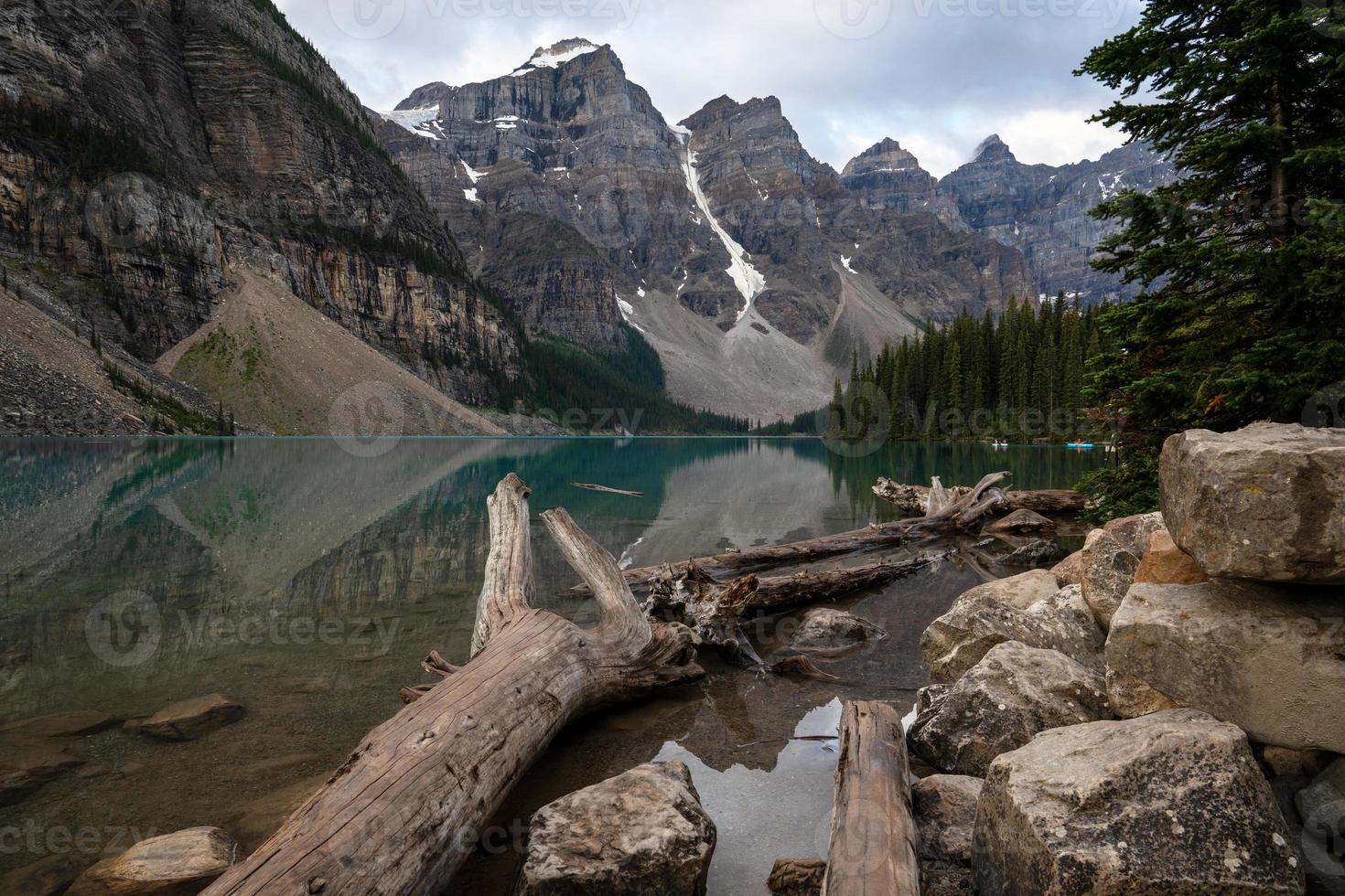 Moraine Lake, Parco Nazionale di Banff, Alberta, Canada foto