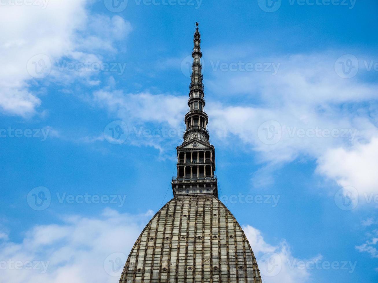 hdr mole antonelliana a torino foto