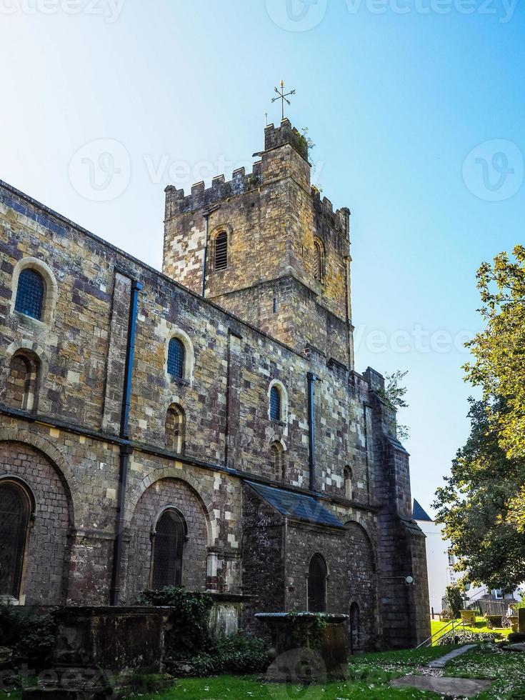 hdr chiesa di santa maria a chepstow foto