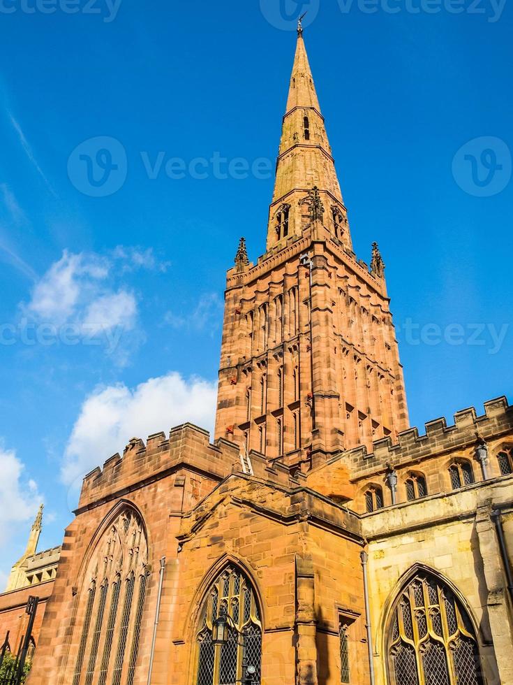 hdr chiesa della santa trinità, coventry foto