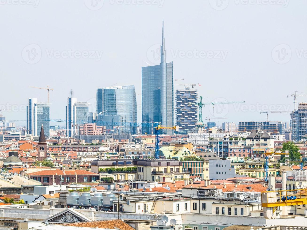 vista hdr di milano foto