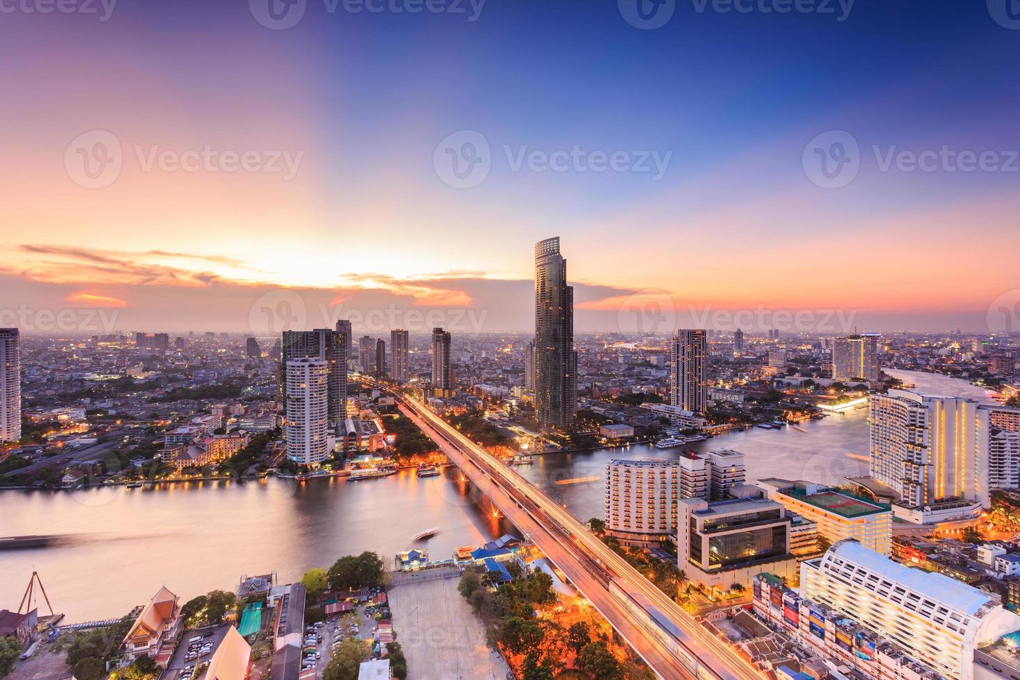 paesaggio urbano di Bangkok foto