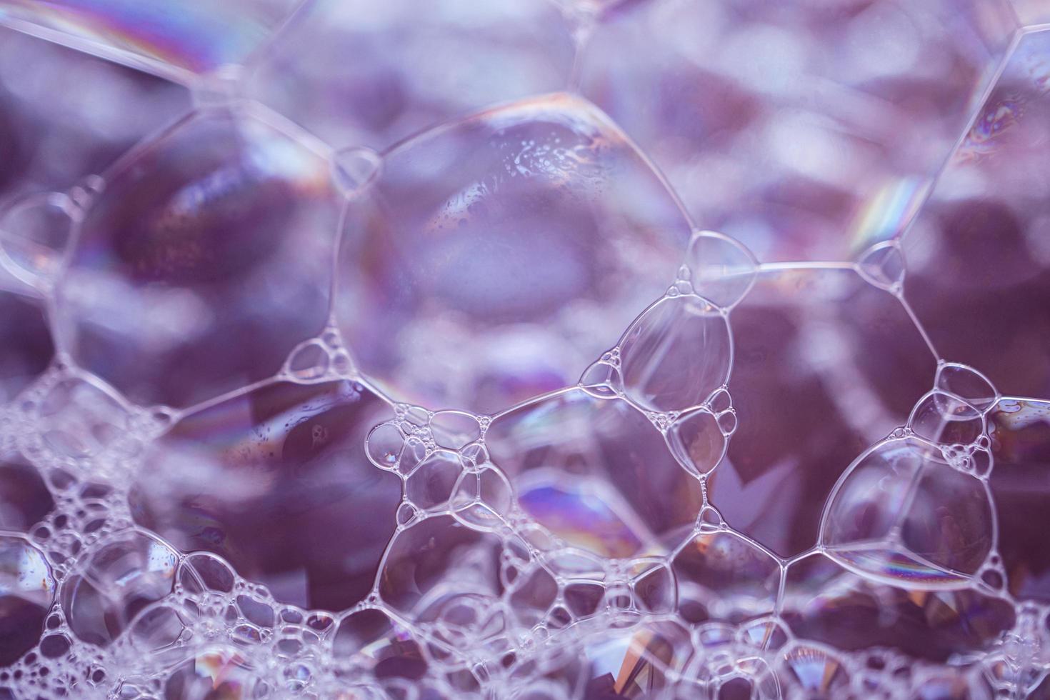 bolle di sapone colorate, sfondo astratto foto