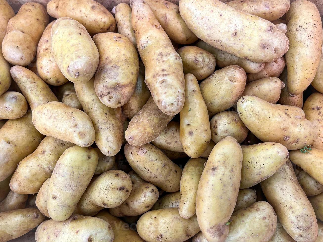 patata mercato della frutta negozio pasto sano cibo spuntino sul tavolo copia spazio cibo sfondo foto