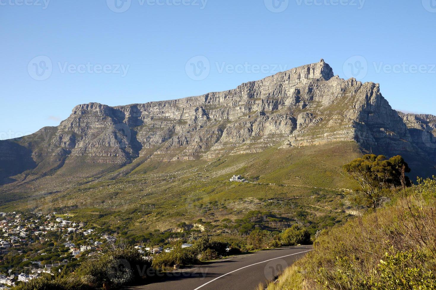 table mountain, sud africa foto