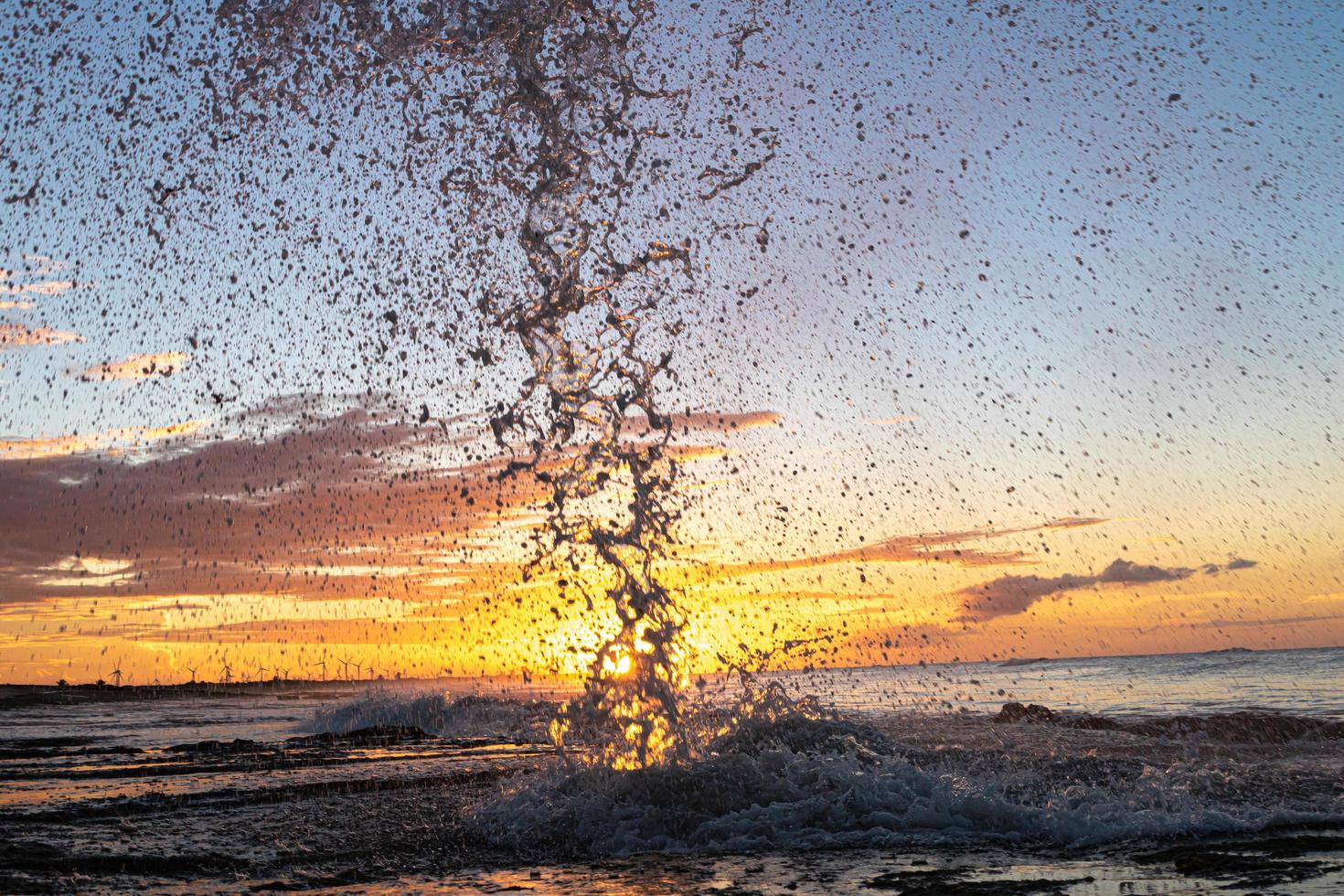 sao miguel do gostoso, rio grande do norte, brasile circa maggio 2019 immagine della spiaggia praia de tourinhos nella città di sao miguel do gostoso, brasile foto