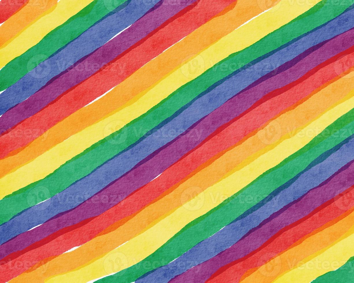 lgbt mese dell'orgoglio acquerello texture concept.rainbow sfondo foto