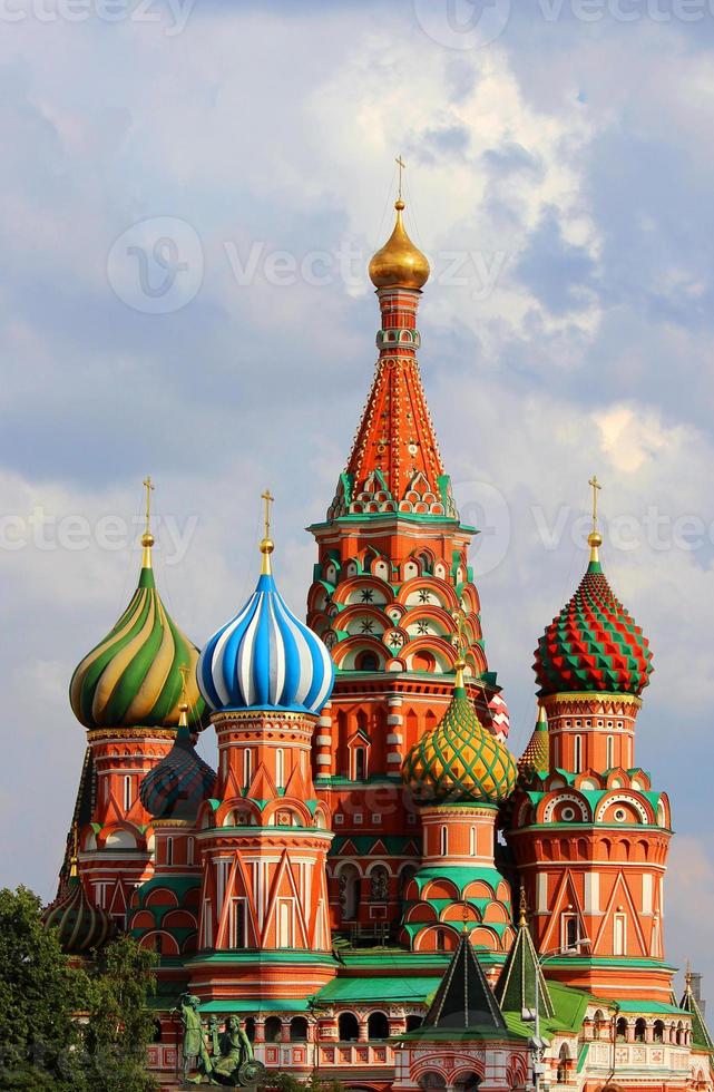 Cattedrale di San Basilio, Mosca, Russia foto
