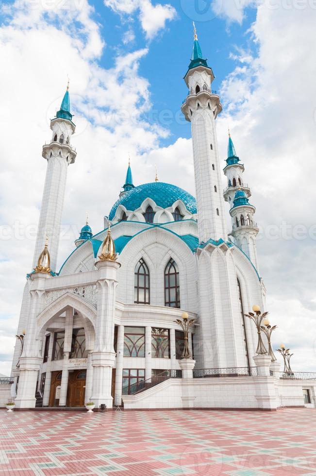 la moschea di Kul Sharif nel Cremlino di Kazan, Tatarstan, Russia foto